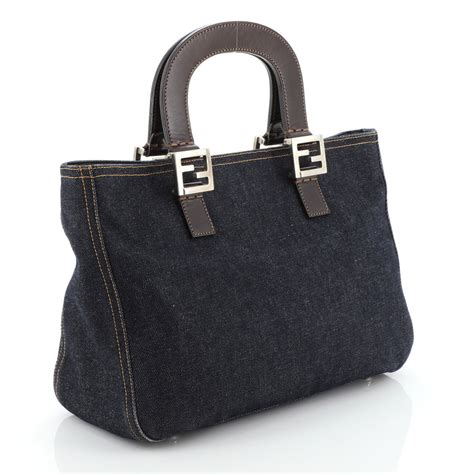 fendi vintage bag japan|Fendi vintage denim bag.